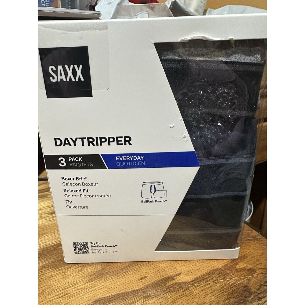 SAX Daytripper Small NWT 3 pack Underwear Black